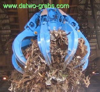 electro hydraulic orange peel grab