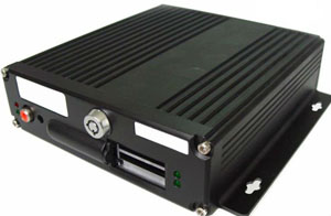 H.264 4ch SD Card Mobile DVR support 2x32G sd card