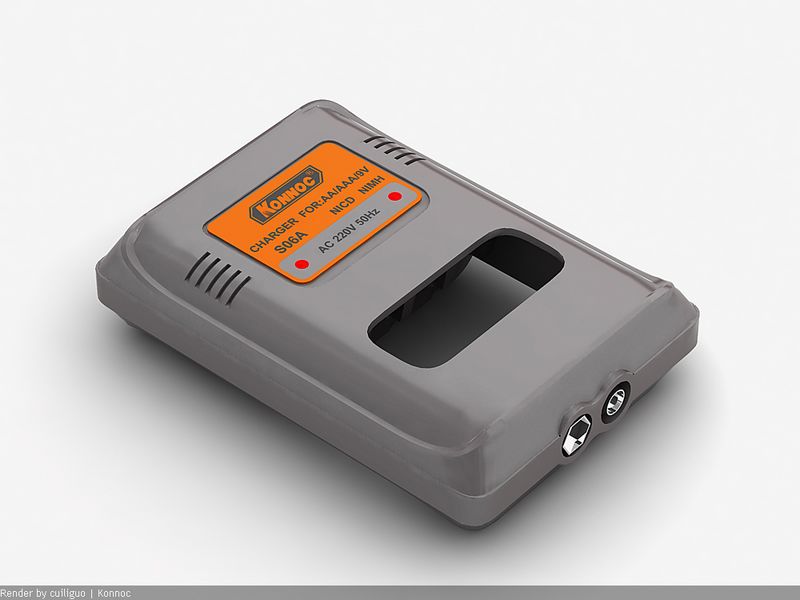 AA/AAA/9V battery standard charger