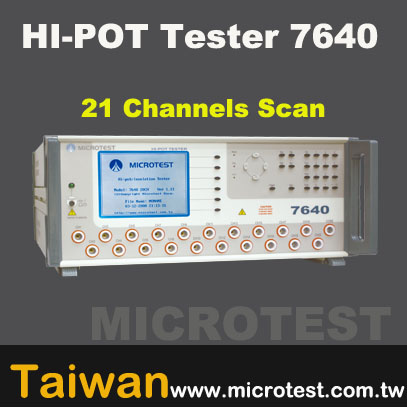 HI-POT Tester 7640 (21 Channels)