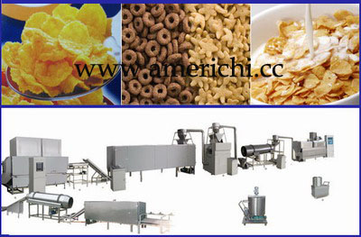 Corn flakes making machine