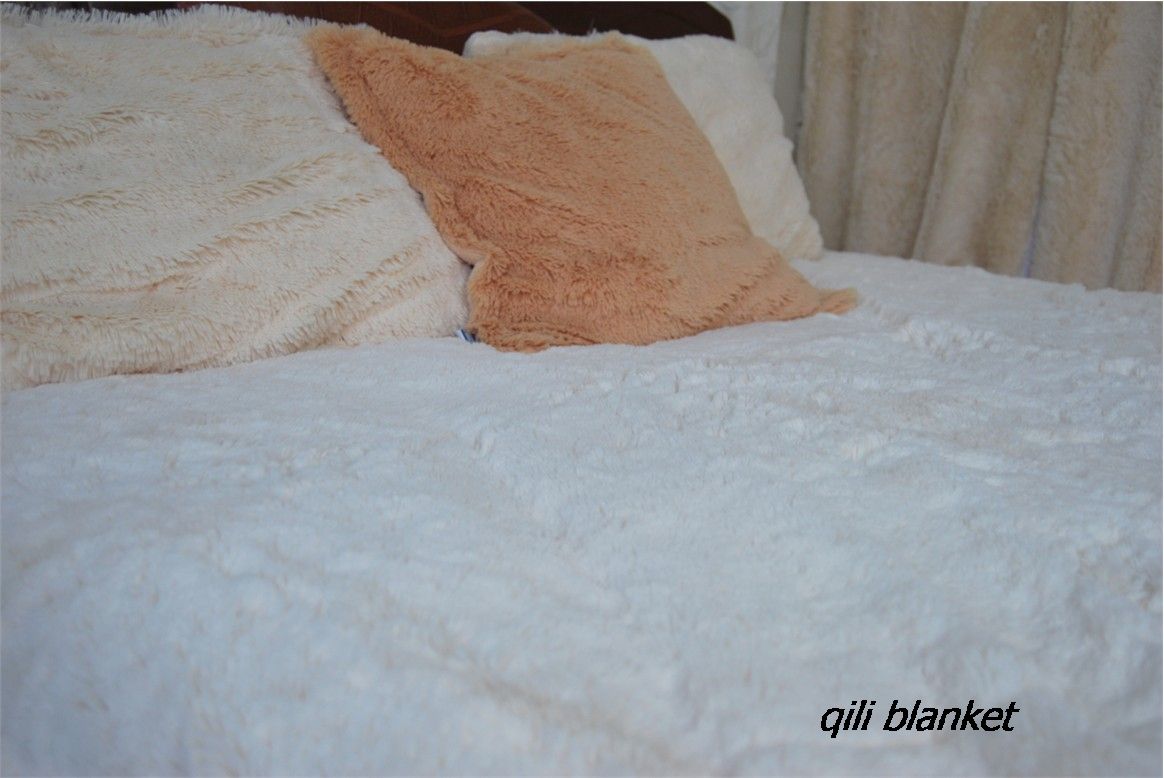 high pile plush pv fleece blanket
