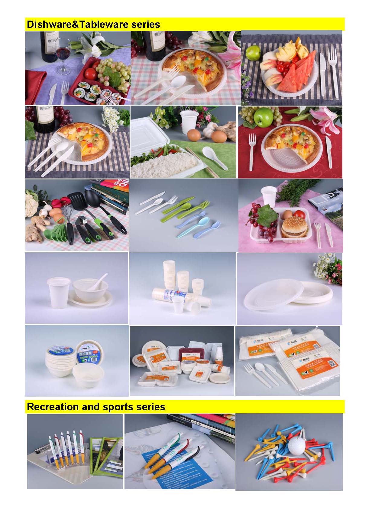 biodegradable tableware