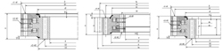 triple row roller slewing bearing