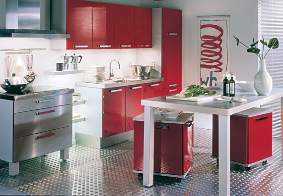 lacquer kitchen cabinet