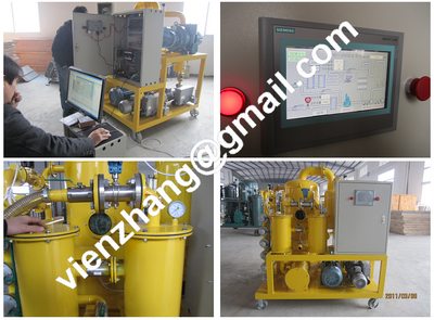 Transformer Oil purifier with PLC control