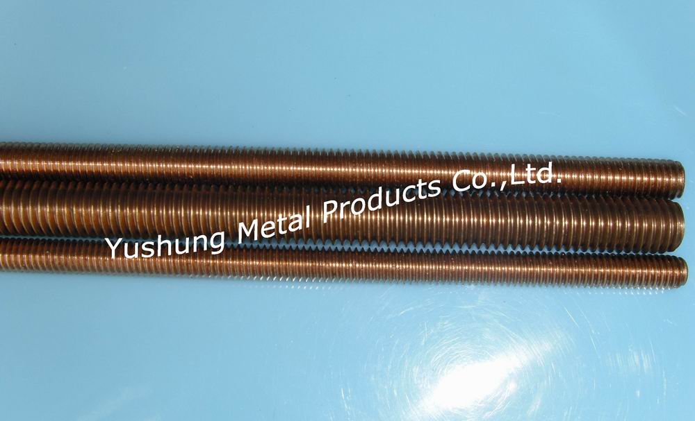 silicon bronze and phosphor bronze threaded rod