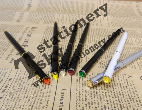 Crystal Black Ball Pen