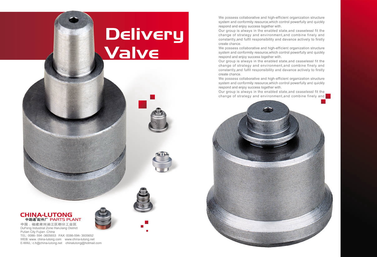 diesel engine parts - deliver valve