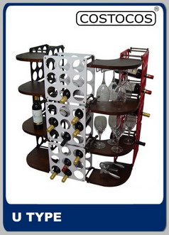 MODULAR WINE RACK, U TYPE