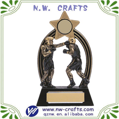 Resin boxing sports trophy medal award