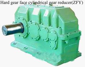 Hard gear face cylindrical gear gearbox