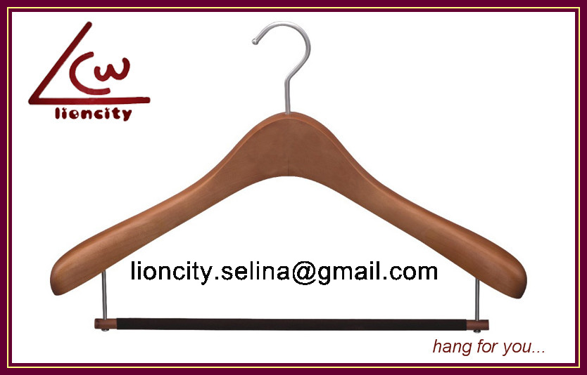 wooden hanger,clothes hanger, beech wooden hanger