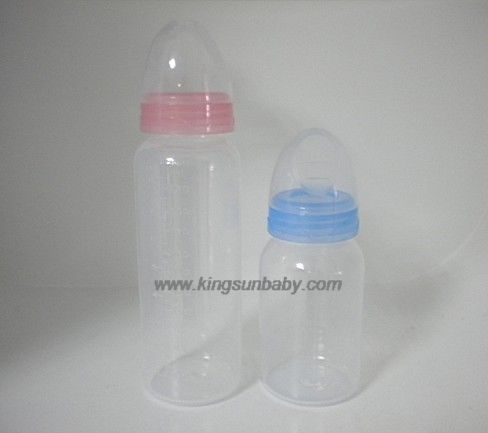 BPA free baby feeding bottle with straight-shape