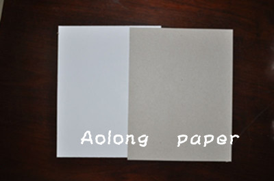 Duplex board with grey back