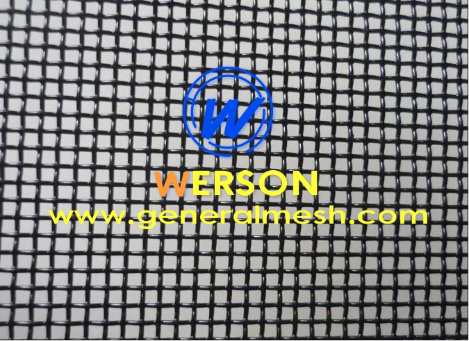 Black Stainless steel security mesh