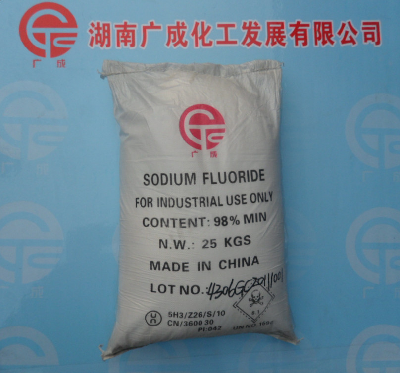 Sodium fluoride for water treatment
