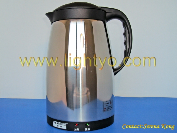 Electric kettle, Stainless steel kettle