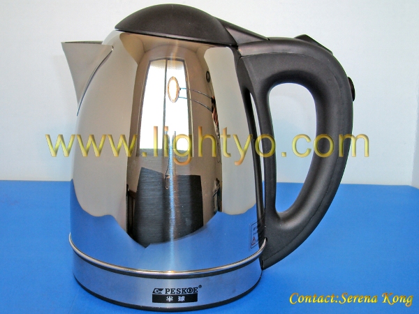 Electric kettle, Stainless steel kettle
