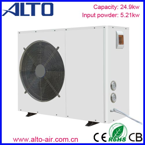 Swimming pool heat (24.9kw,galvanized cabinet)