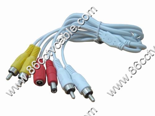 Budget CCTV Camera Audio Video Power Cable