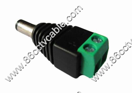 2.1mm DC plug to terminal, DC Plug, DC adapter