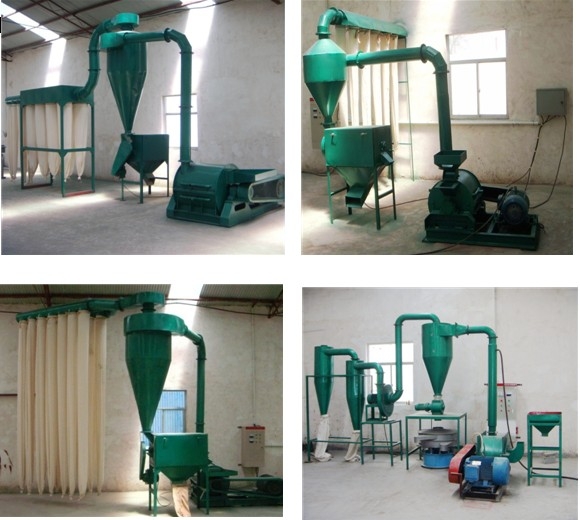 Wood flour machine