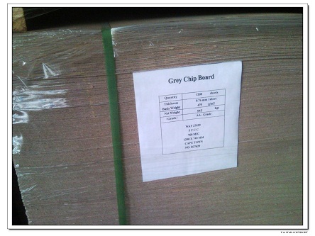 Pasted Grey Board Paper