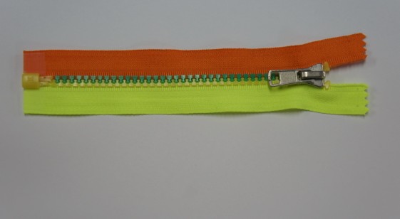 #5 plastic zipper with auto lock slider
