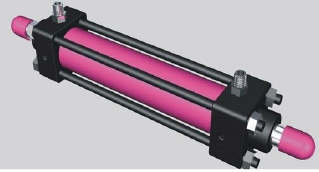 double-acting hydraulic cylinder