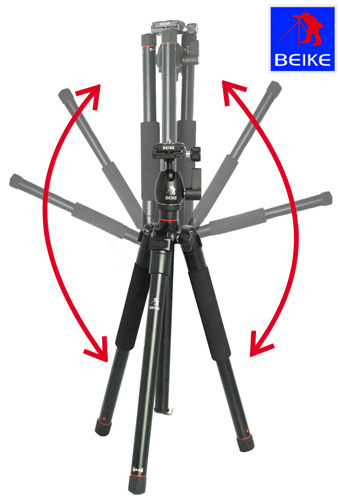 Travel Angle Aluminum Tripod Kits (BK-457)