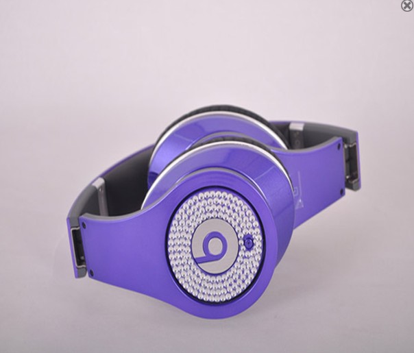 Dr Dre Studio Blue With White Diamond
