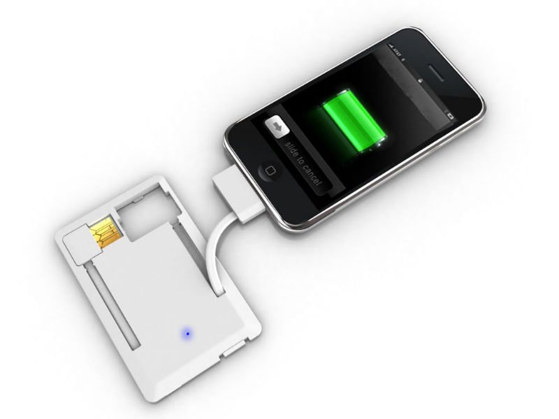 Credit card with usb drive charger and searchlight