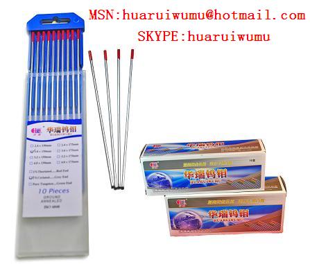 Tungsten electrode for TIG welding