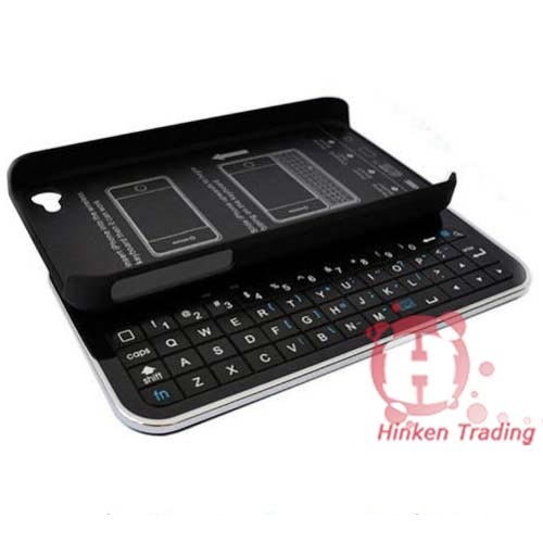 Bluetooth Silding Keyboard Cover for iPhone 4