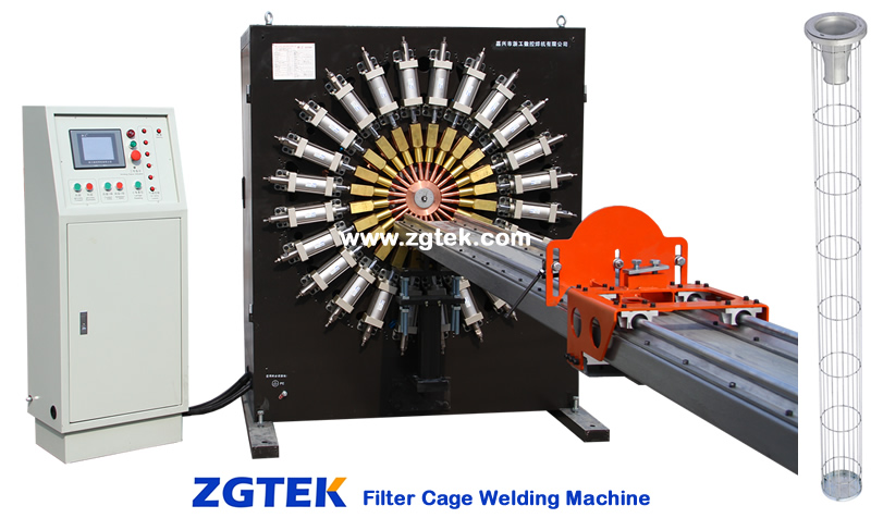 Filter bag cage