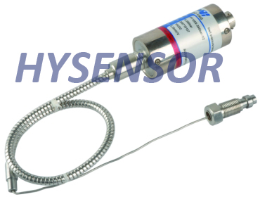 Exposed melt pressure transducer