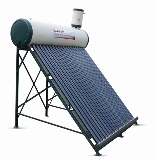 Pre-heated Solar Water Heater With Copper Coil