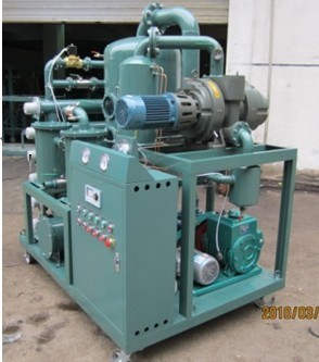 Double stage transformer oil filtering machine