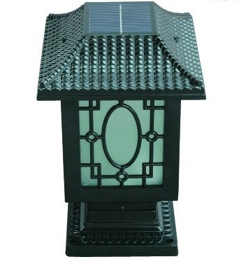 solar energy outdoor pillar lamps