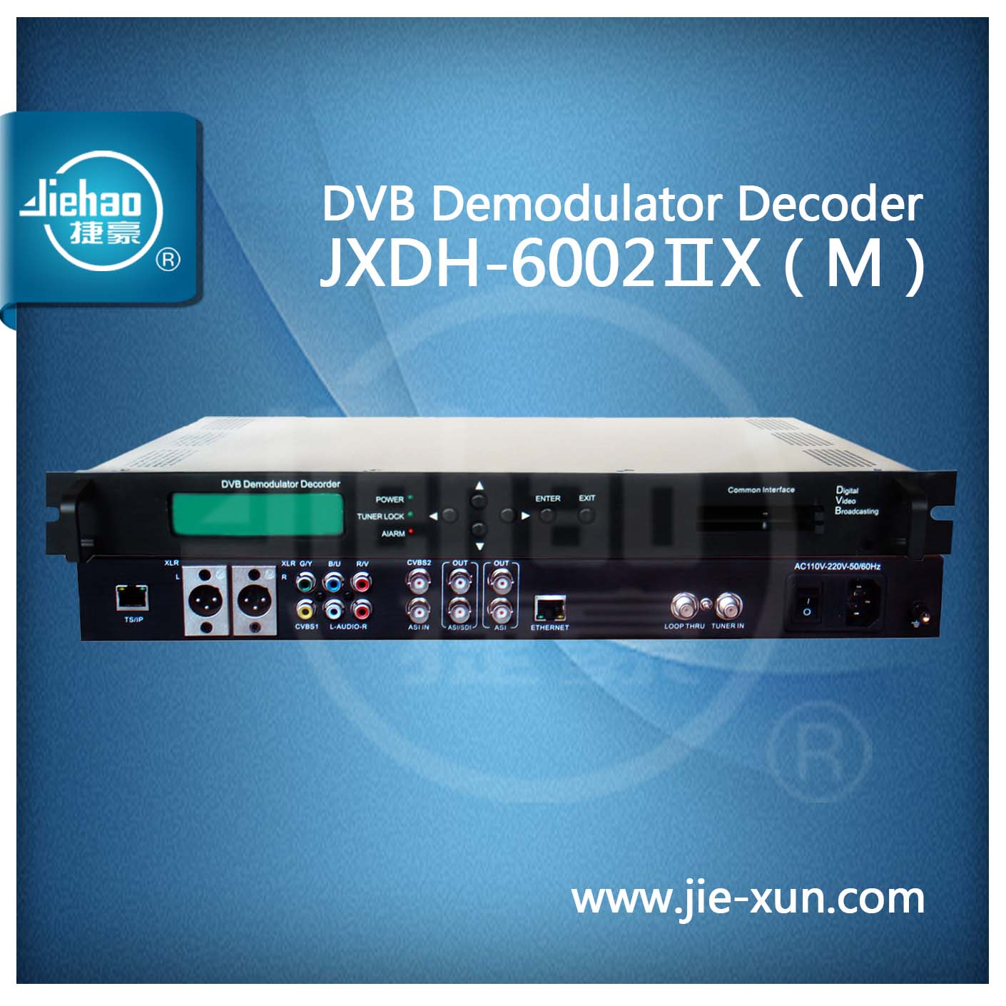 DVB Demodulator Decoder, IRD