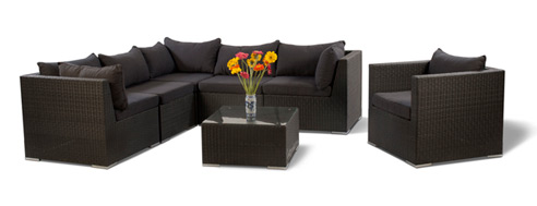 Poly Rattan Sofa Set