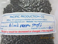 Black pepper white pepper