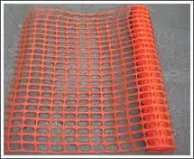 Orange Barrier Safety Fence