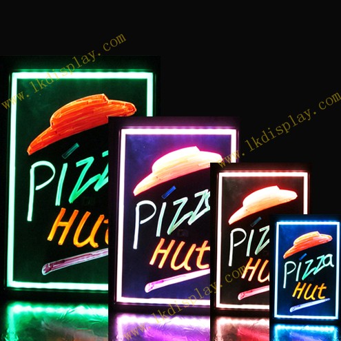 Fluorescent LED Writing Board