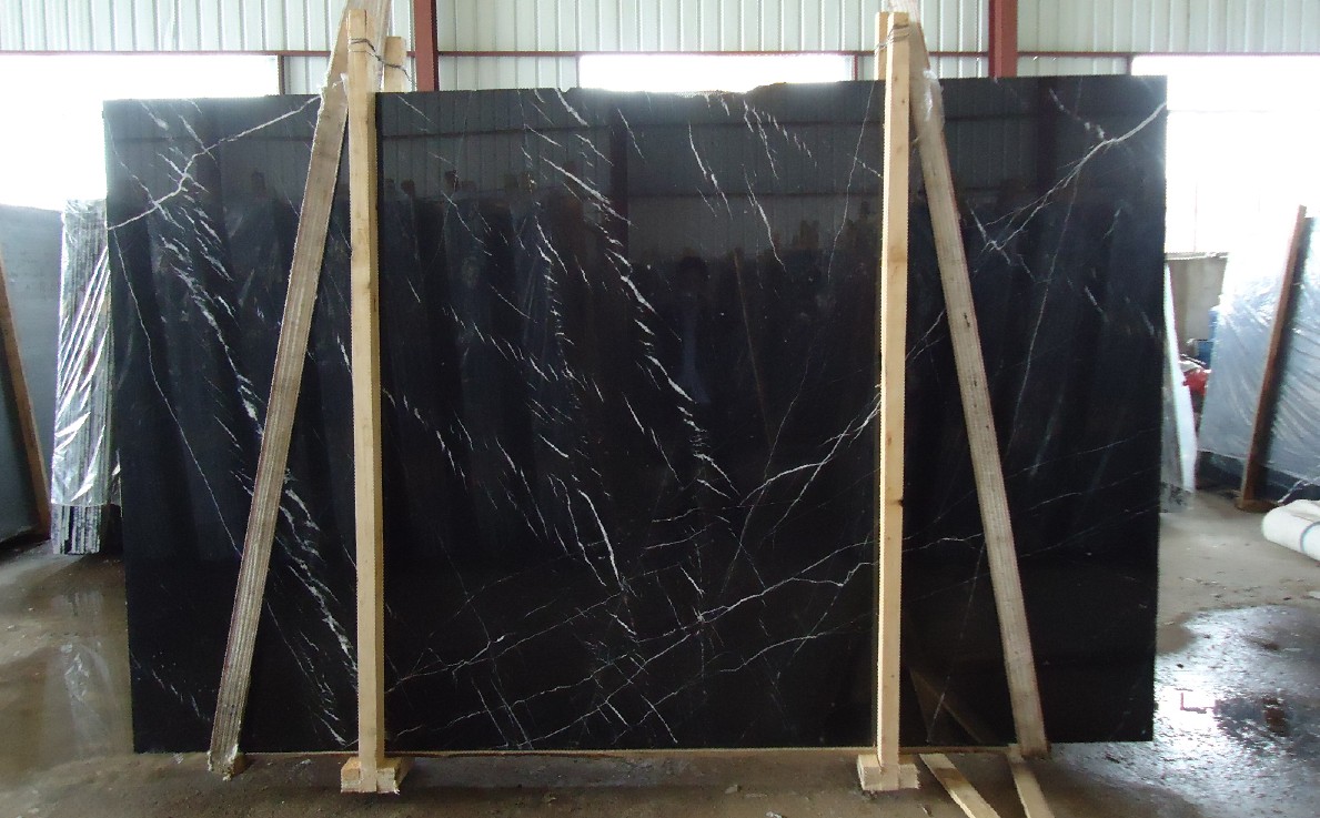 black marquina marble slab