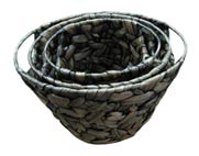 Water Hyacinth Handle Basket