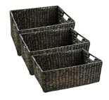 Water Hyacinth Handle Basket