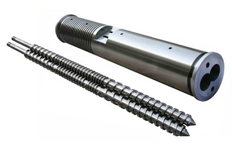 extruder conical twin screw barrel