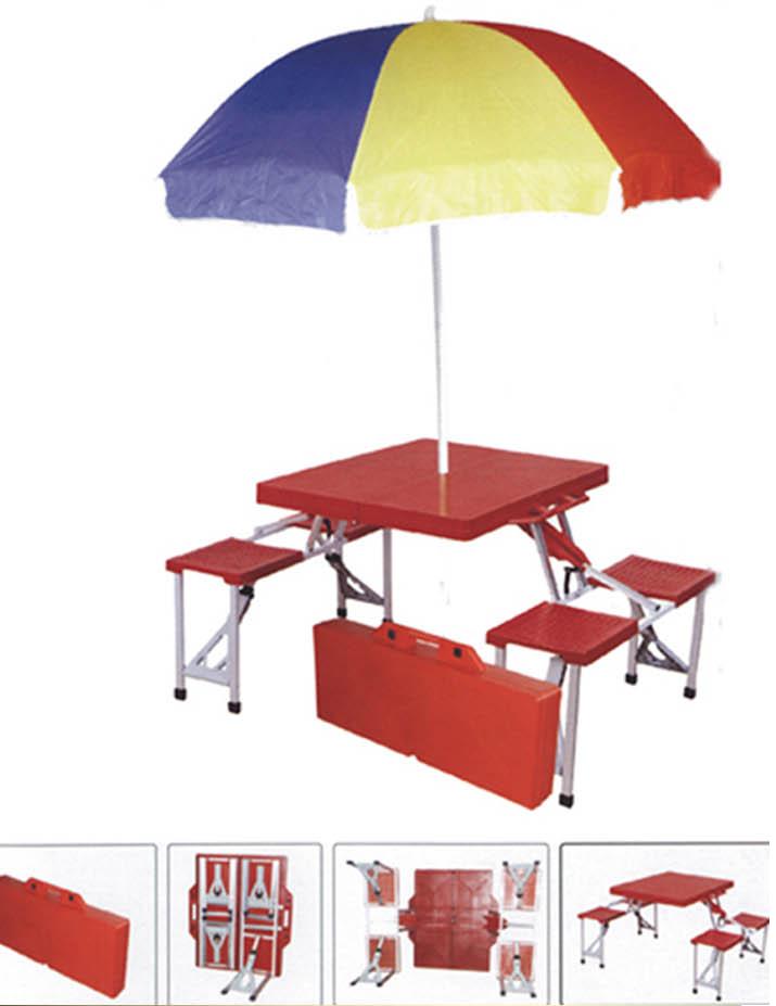 Advertising umbrella set